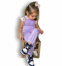 Load image into Gallery viewer, Lavender Lillies Pant Overalls
