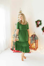 Load image into Gallery viewer, Green Grey Cocoa Women's Maxi Dress