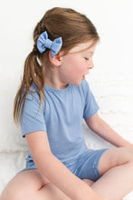 Load image into Gallery viewer, Steel Blue 2-Piece Shorts Pjs