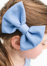 Load image into Gallery viewer, Steel Blue Big Bow