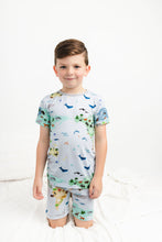 Load image into Gallery viewer, World Map 2-Piece Shorts Pjs