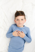 Load image into Gallery viewer, Steel Blue Long Sleeve 2 Piece Pjs