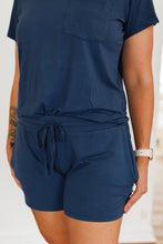 Load image into Gallery viewer, Brielle Blue Women's Short Sleeve Top