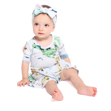 Load image into Gallery viewer, World Map Bamboo Headband