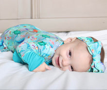 Load image into Gallery viewer, Ocean Oasis Long Sleeve Romper