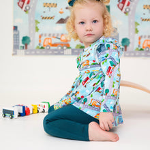 Load image into Gallery viewer, Stormy Sky Bamboo Alligator Clip Bows