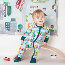 Load image into Gallery viewer, Tiny Town Long Sleeve Romper