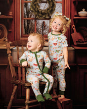 Load image into Gallery viewer, Grey Cocoa Cups 2-Piece Short Sleeve Pjs