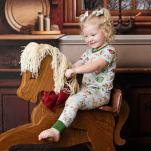 Load image into Gallery viewer, Grey Cocoa Cups 2-Piece Short Sleeve Pjs