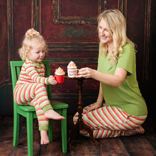 Load image into Gallery viewer, Christmas Stripes 2-Piece Long Sleeve Pjs