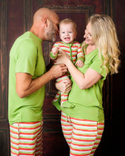 Load image into Gallery viewer, Christmas Stripes Women's bottom pjs