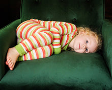 Load image into Gallery viewer, Christmas Stripes 2-Piece Long Sleeve Pjs