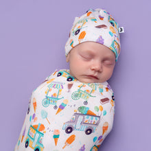 Load image into Gallery viewer, Ice Cream Swaddle with Hat