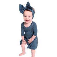 Load image into Gallery viewer, Stormy Sky Big Bow Headband