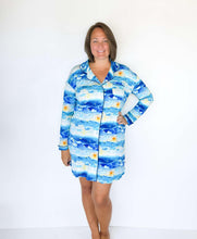 Load image into Gallery viewer, Luna Lights long sleeve Women's nightgown