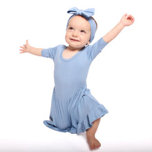 Load image into Gallery viewer, Steele Blue Girls Dress with bottoms