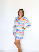 Load image into Gallery viewer, Solace Skies long sleeve Women's nightgown