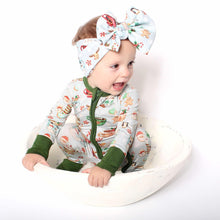 Load image into Gallery viewer, Grey Cocoa Cups Long Sleeve Romper