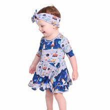 Load image into Gallery viewer, Space Bamboo Headband