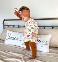 Load image into Gallery viewer, Brown Cream Cocoa Cups Big Bow Headband