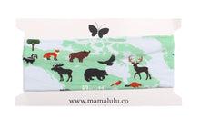 Load image into Gallery viewer, World Map Bamboo Headband