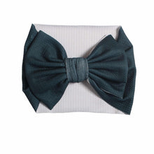 Load image into Gallery viewer, Stormy Sky Big Bow Headband