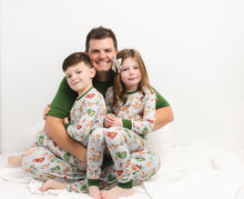 Load image into Gallery viewer, Grey Cocoa Cups 2-Piece Long Sleeve Pjs