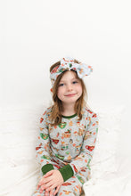 Load image into Gallery viewer, Grey Cocoa Cups Big Bow Headband