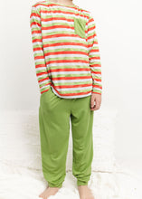 Load image into Gallery viewer, Christmas Stripes 2-Piece Jogger Daywear