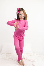 Load image into Gallery viewer, Pretty Pink 2-Piece Long Sleeve Pjs