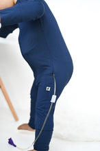 Load image into Gallery viewer, Brielle Blue Adaptive Long Sleeve Romper