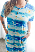 Load image into Gallery viewer, Luna Lights Short sleeve Women's nightgown