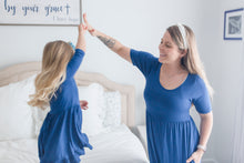 Load image into Gallery viewer, Navy Blue Women's Maxi Dress