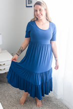 Load image into Gallery viewer, Navy Blue Women's Maxi Dress