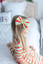 Load image into Gallery viewer, Christmas Stripes Girls Dress with bottoms