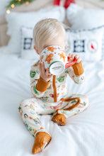 Load image into Gallery viewer, Cream Cocoa Cups Long Sleeve Romper