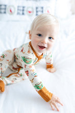 Load image into Gallery viewer, Cream Cocoa Cups Long Sleeve Romper