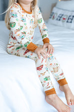 Load image into Gallery viewer, Cream Cocoa Cups 2-Piece Long Sleeve Pjs
