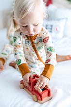 Load image into Gallery viewer, Cream Cocoa Cups Long Sleeve Romper