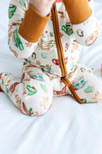 Load image into Gallery viewer, Cream Cocoa Cups Long Sleeve Romper