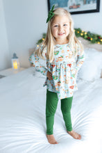 Load image into Gallery viewer, Grey Cocoa Cups 2-Piece Peplum Set