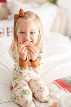 Load image into Gallery viewer, Cream Cocoa Cups 2-Piece Long Sleeve Pjs