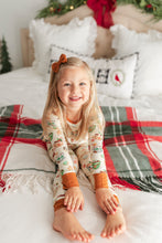 Load image into Gallery viewer, Cream Cocoa Cups 2-Piece Long Sleeve Pjs