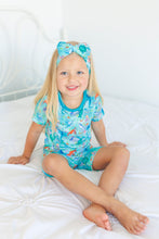 Load image into Gallery viewer, Ocean Oasis 2-Piece Shorts Pjs