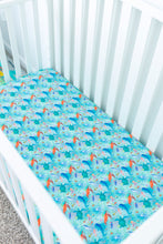 Load image into Gallery viewer, Ocean Oasis Crib Sheet