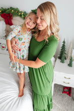 Load image into Gallery viewer, Grey Cocoa Cups Girls Dress with bottoms