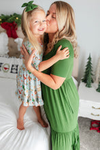 Load image into Gallery viewer, Green Grey Cocoa Women's Maxi Dress