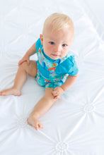 Load image into Gallery viewer, Ocean Oasis Short Overalls