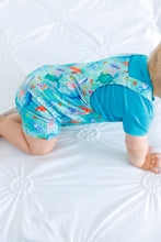 Load image into Gallery viewer, Ocean Oasis Short Overalls