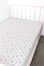 Load image into Gallery viewer, Fluttering Fairies Crib Sheet